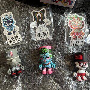 KRANKY SERIES ONE 3” VINYL FIGURE - Set of 3 - 123KLAN, SCRIBE, and DELVS